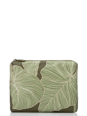 ALOHA Collection Small Pouch in Launui Glow on Olive (NWT)